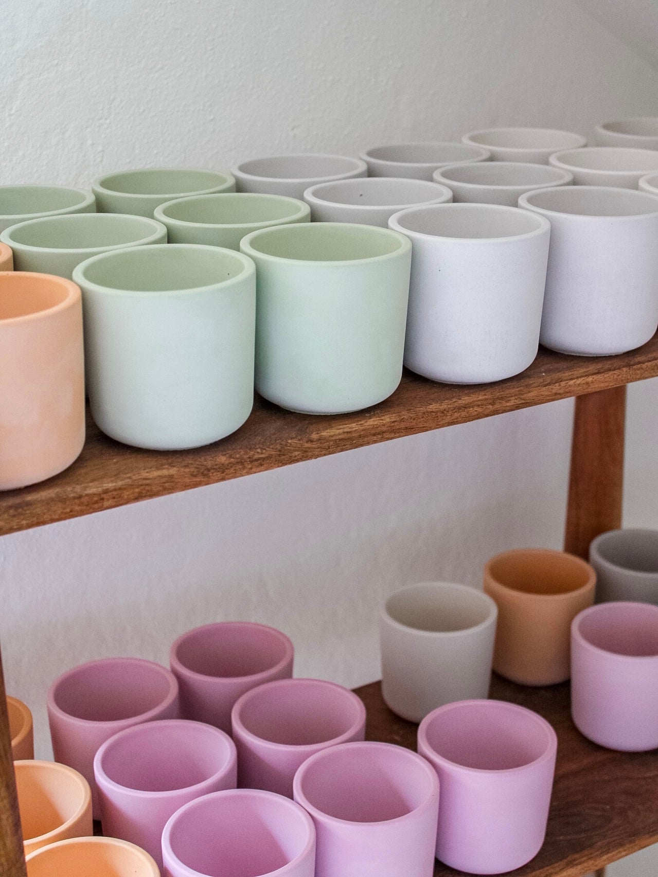 set of 6 cement vessels - cloud
